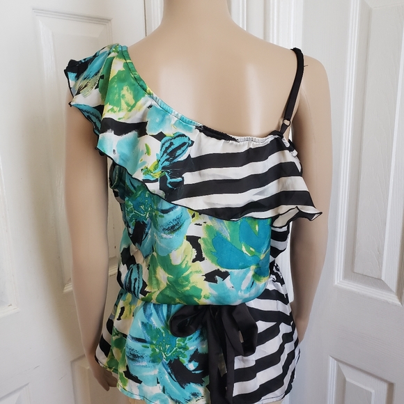 Floral Striped Top - Picture 4 of 8